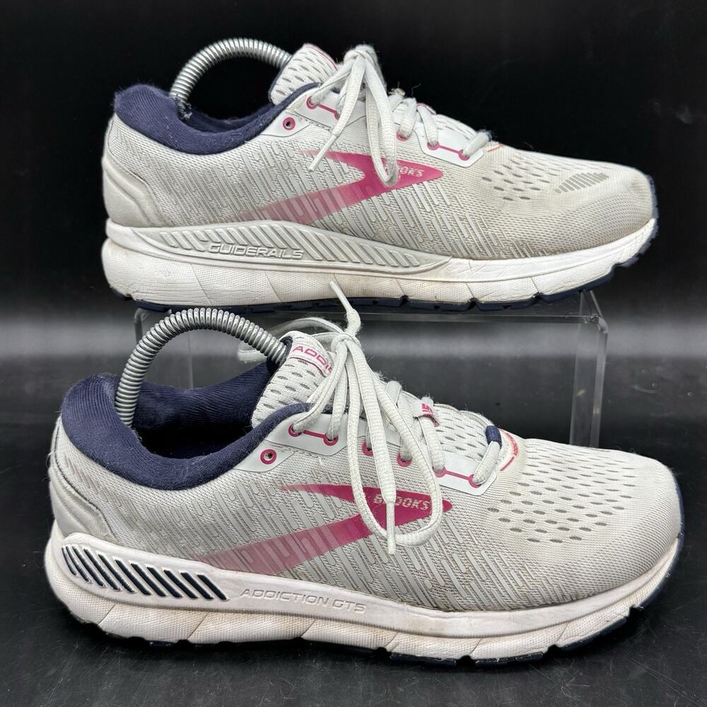 Brooks Addiction GTS 15 Shoes Womens Size 9.5 Gray Sneakers Athletic 1203521B054